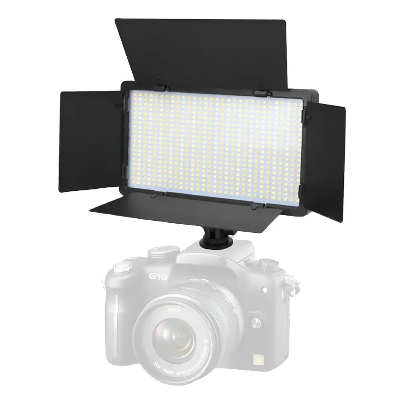 Kit Fotografía: Trípode Aluminio Telescópico 102cm + Luz Relleno Reflector Pro 600led Frío