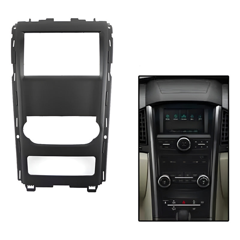 Adaptador Bisel Radio 9pul Mahindra Xuv500 2012-2023 Negro