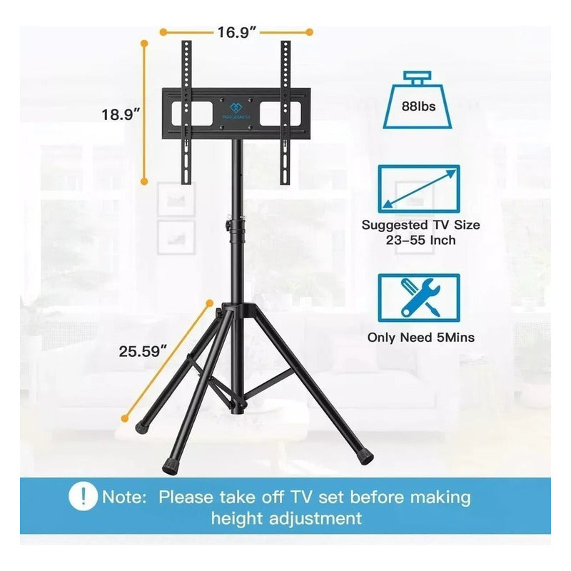 Soporte Vida Buenas Base Tripode Negro