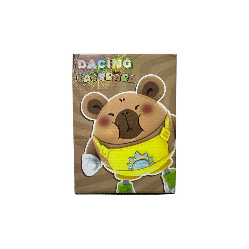 Capibara Bailarin Dacing Juguete 5d Luz Sonido Movimiento Amarillo