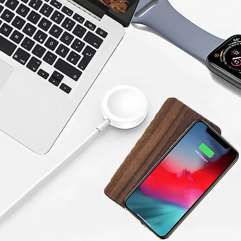 Usb Cargador Magnético Para Apple I Watch Series 3 4 5 6 Se Blanco