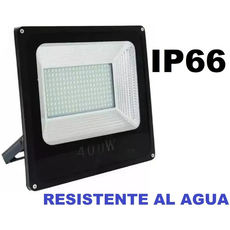 Foco 400w Reflector36.000l Ahorrador/estadio/cultivo/indoor Negro Blanco Frío