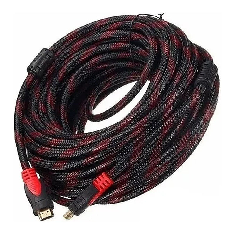 Cable Hdtv 10 Metros Mts Full Hd Blindado Y Enmallado
