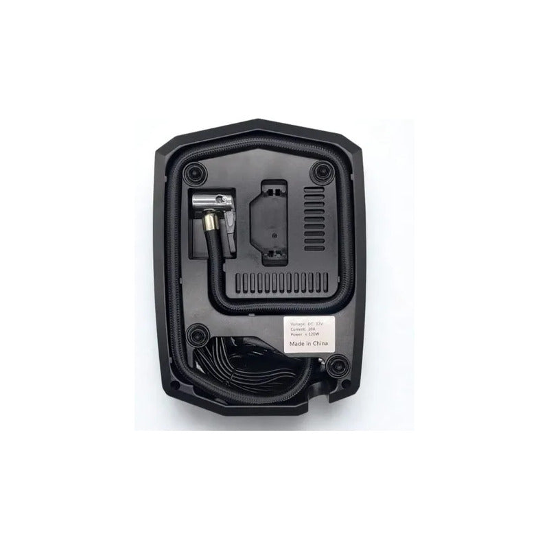 Compresor Aire 12v Inflador Neumático, Bici, Moto, Pelota Gris 50/60hz Monofásica