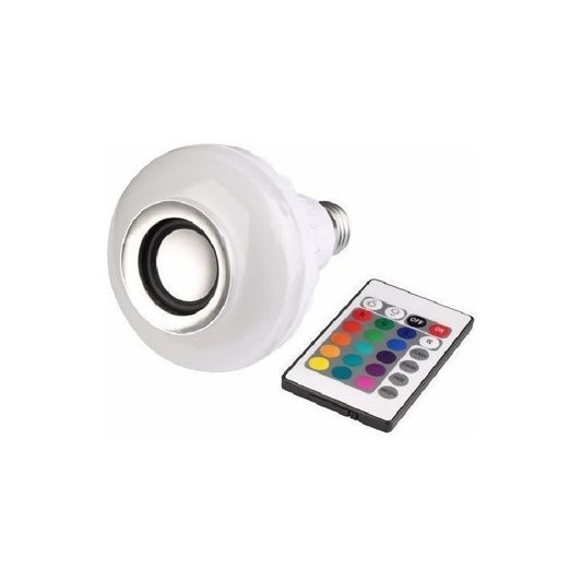Ampolleta Bluetooth, Led De Colores, Parlante Luz Fiesta
