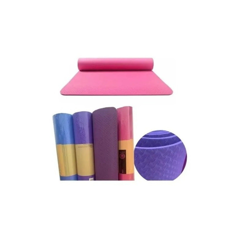 Mat De Yoga 4mm Ejercicios Yoga Fitness Deportes Gym En Casa