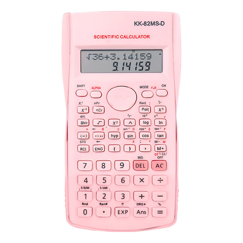 Calculadora Científica Y Comercial 240 Funciones 12 Digitos Rosa Claro