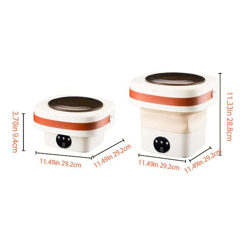 Mini Lavadora Portatil Plegable Lavado Y Drenado