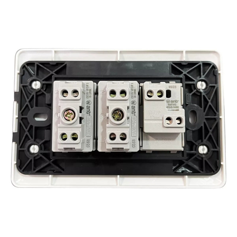 Tomacorriente Con Doble Apagador 10a 250v