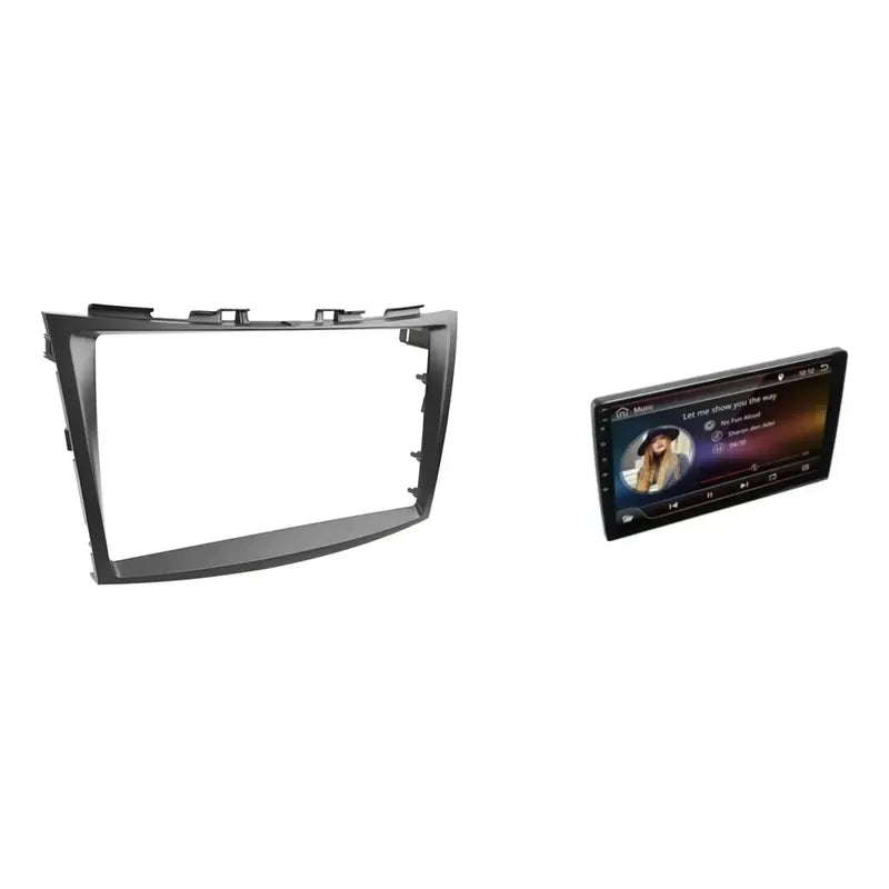 Kit Swift: Bisel Adaptador Radio 9'' Negro + Pantalla Táctil 9'' Gps/radio/wifi/waze
