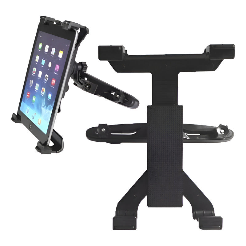 Porta Tablet Universal Para Cabecera De Asiento 360°  Negro