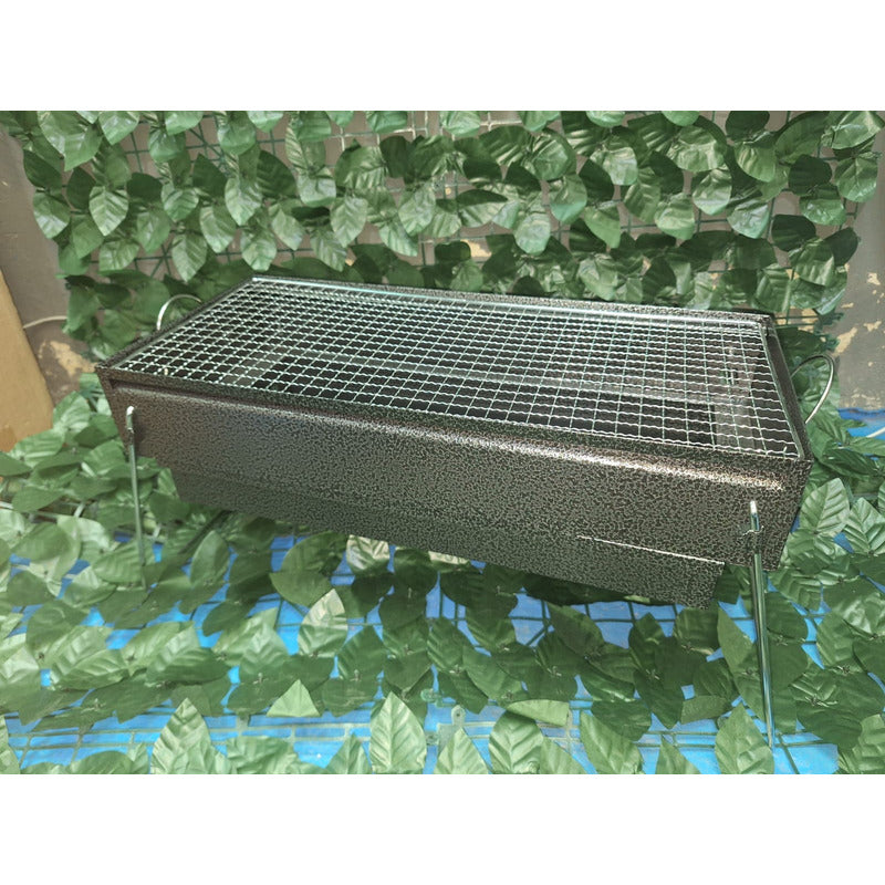 Parrillera De Carbón Plegable Portátil Para Asados Barbacoa Negro