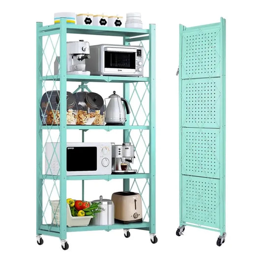 Repisa Estantería 5 Niveles Metalico Estanteplegable 50kg Ne Celeste