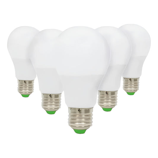 Pack 5 Ampolletas Led 15w E27 Luz Cálida/fría