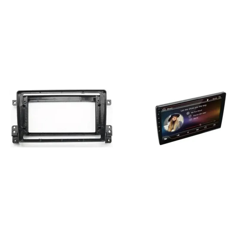 Kit Grand Vitara: Bisel Adaptador Radio Suzuki 9 Pulgadas + Pantalla Táctil Gps Wifi 9 Pulgadas