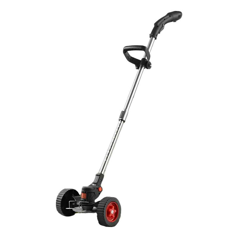 Cortadora De Pasto Con Ruedas Inalambrica Baterias Y Accesor Rojo