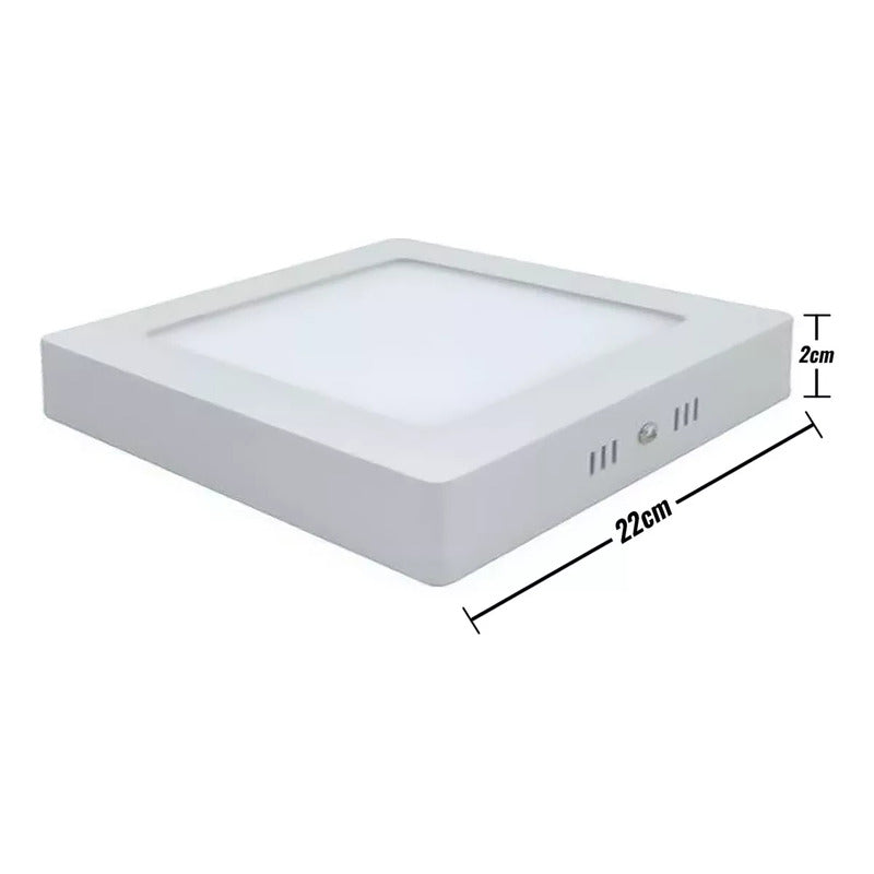 Panel Led Sobrepuesto 18w 3000k 220mm