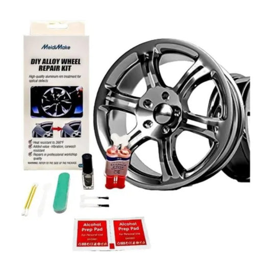Kit Restauración De Llantas Repara Rayones De Rines Auto