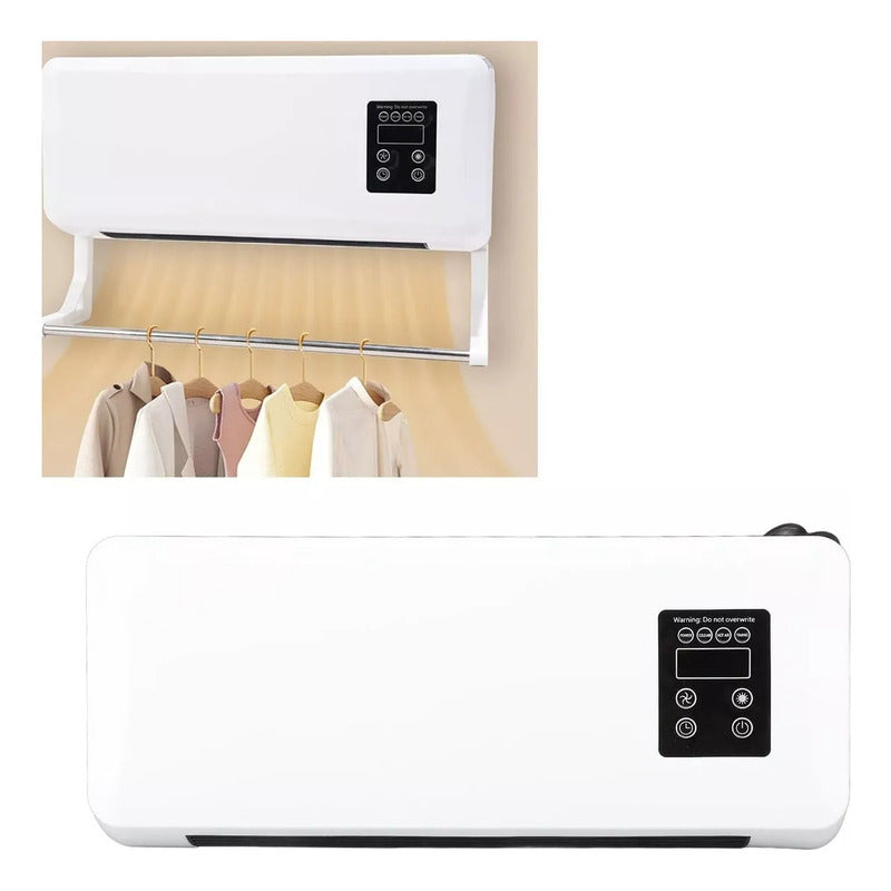 Calefactor Con Secador De Ropa Electrico Calefactor Blanco