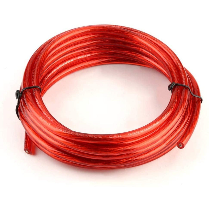 Kit Cables Para Amplificador Betensh 1500 Watts Subwoofer Rc