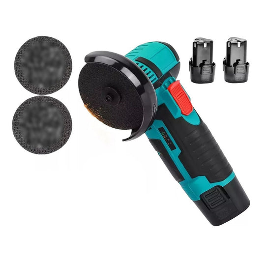 Esmeril Galletero Angular Inalámbrico Recargable +  2 Discos
