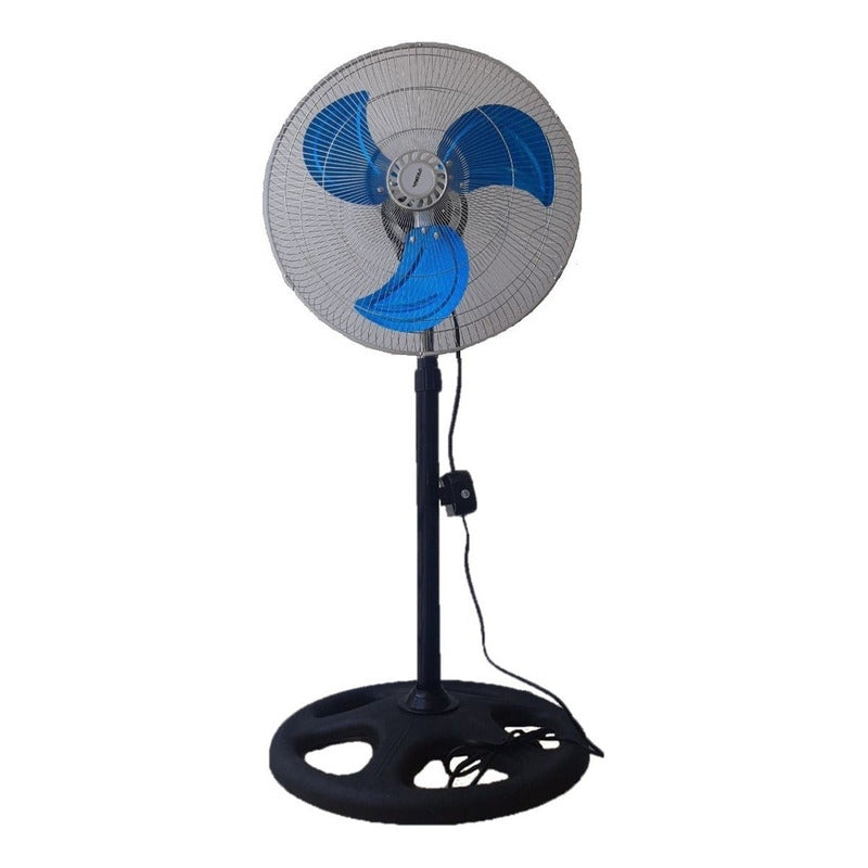 Ventilador Metalico Pie Ventilador Pequeño 12 Pulgadas 30 Cm Negro Plateado 3