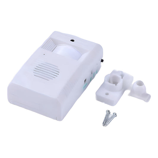 Timbre Para Negocios Local Vecindad Con Sensor De Movimento Blanco