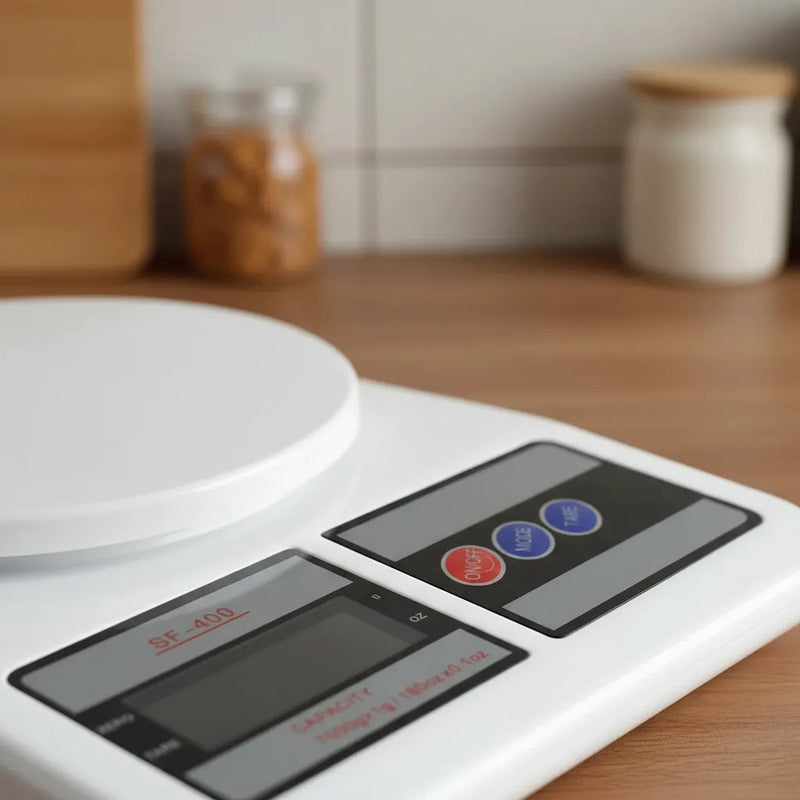 Balanza Pesa Digital Cocina 5 Kilos Blanca Blanco 5 Kg