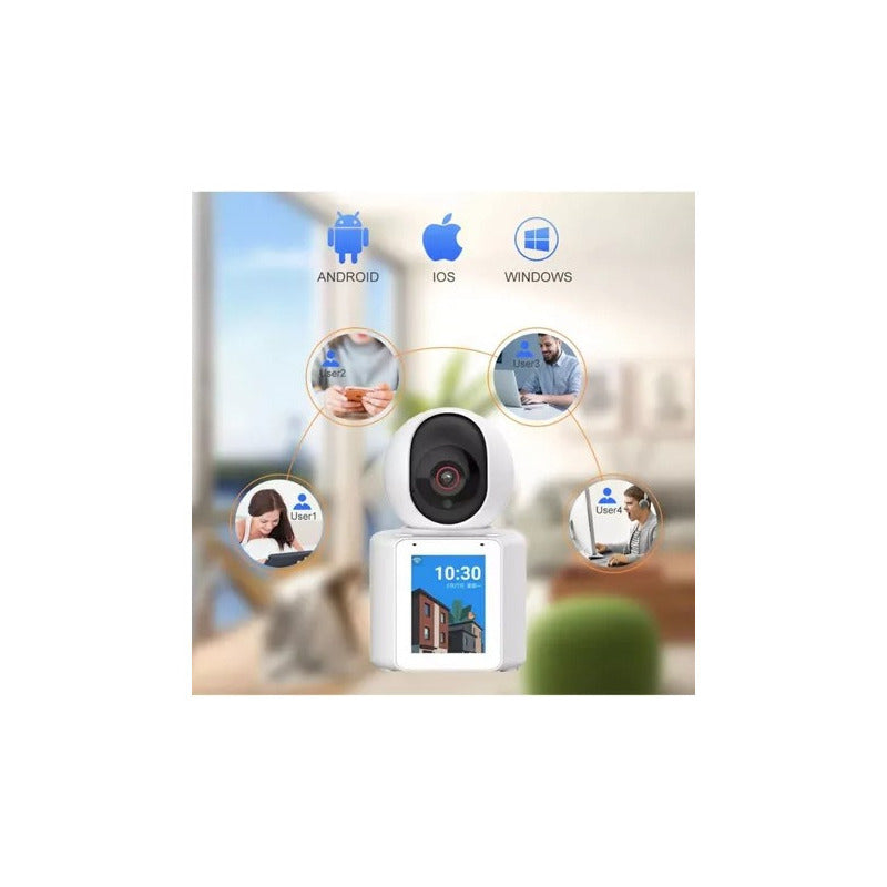 Monitor De Bebé Con Cámara Ip Wifi 2.4g 360°voz Y Video