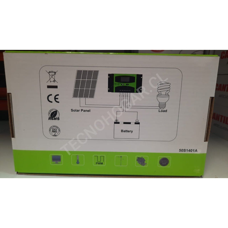 Regulador De Carga Controlador Solar Digital 12v 24v 60a