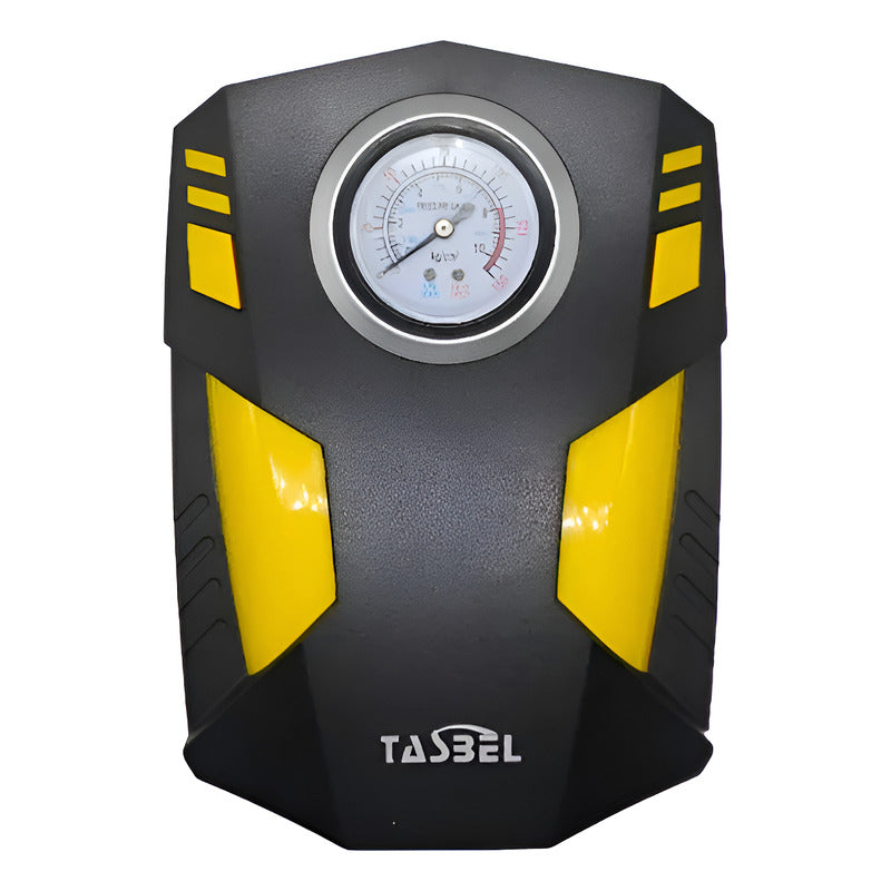 Compresor Aire Portátil Vehicular Neumáticos 220psi Con Manómetro Gris 50/60hz Monofásica