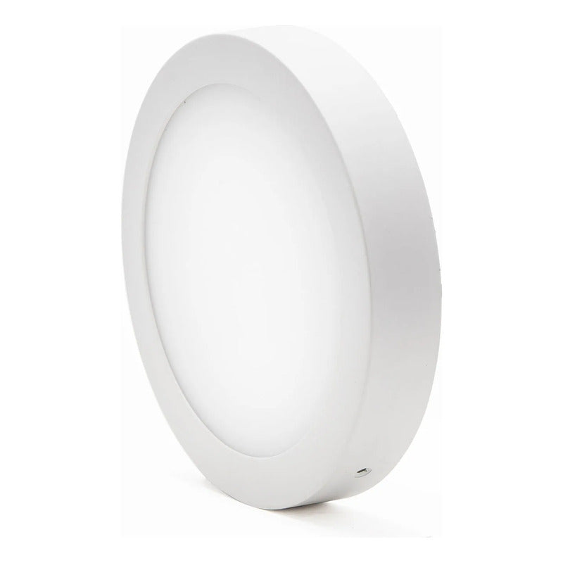 Pack X2 Foco Panel Led Sobrepuesto 24w Plafon Redondo Cuadra