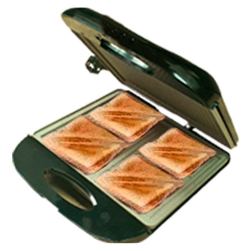 Tostador Eléctrico Grande 2 En 1 Sanguchera Plancha Doble
