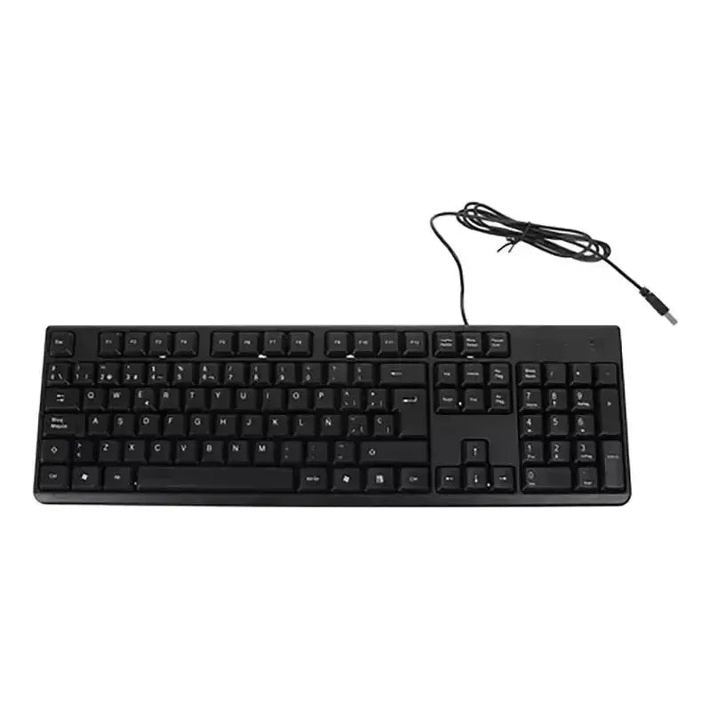 Set De Teclado Y Mouse Alambrico Negro Weibo Modelo H-8810 Negro