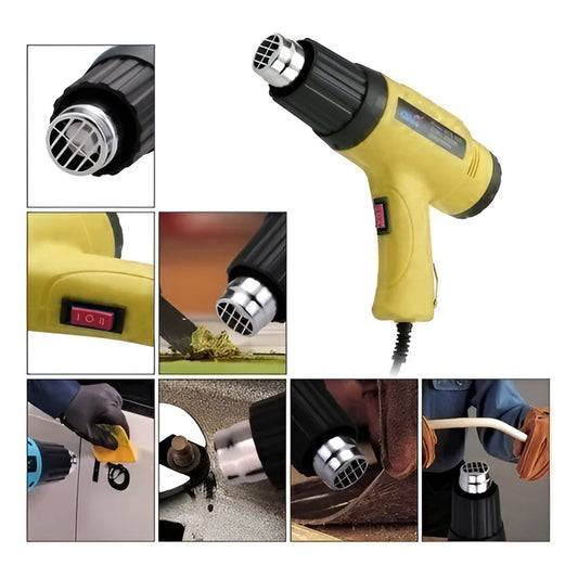 Pistola De Calor Aire Caliente 2000w 650c Amarillo