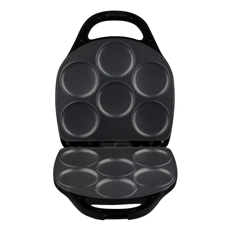 Máquina Para Mini Panqueques Arepas Muffins Huevos Pasteles Negro