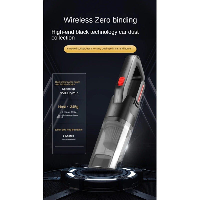 Aspiradora Inalámbrica Recargable Potente Filtro Lavable