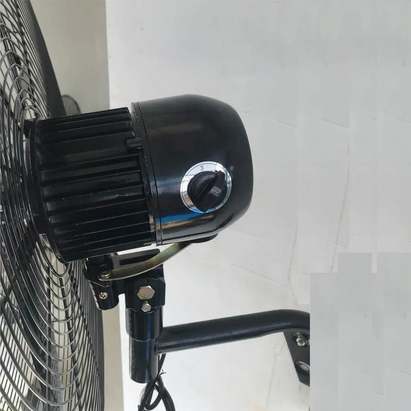 Ventilador Industrial De Pared Tipo Turbina De Alta Potencia 65 Cm 50hz-60hz Negro Plástico 3