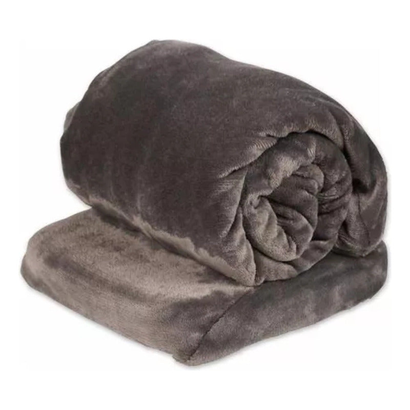 Calentador De Pies Masajeador Liso 1 Kg Gris Oscuro