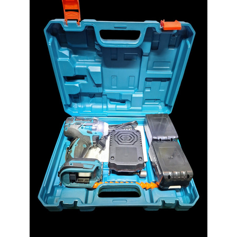 Kit Llave De Impacto Y Taladro Con Brocas Inalambrico