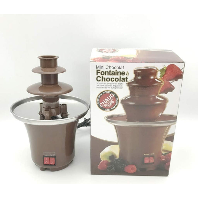 Máquina Para Derretir Chocolate Fondue Reposteria 30 Piezas Amarillo