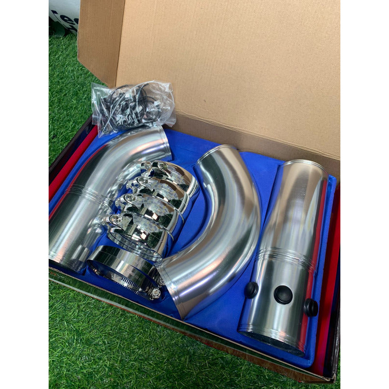 Kit Inducción Intake Admisión Universal Aluminio 77mm 3pulga