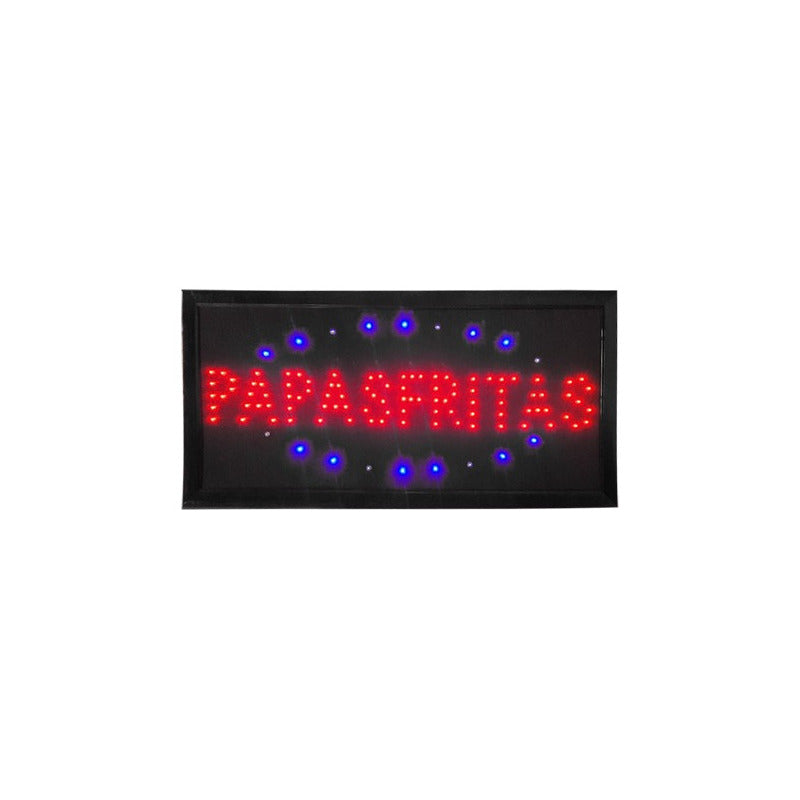 Letrero Led Signs Luminoso Aviso - Abierto