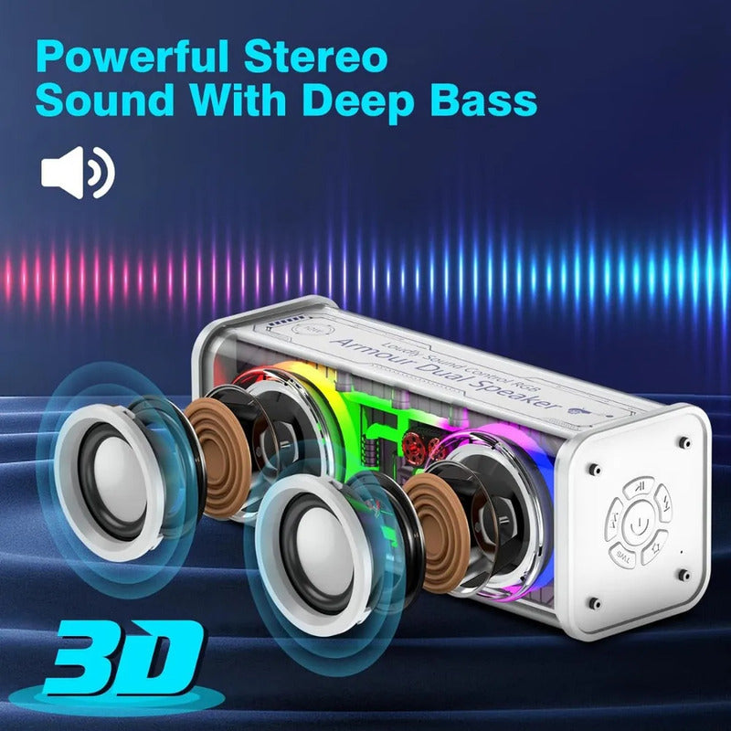 Altavoz Portátil Bluetooth Impermeable Miniwoofer Tws Agua