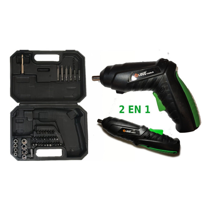 Kit Atornillador Inalámbrico Práctico Taladro Atornillador