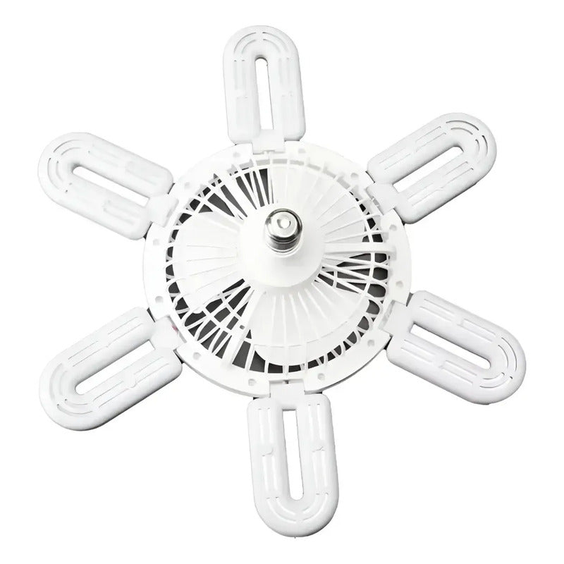 Ventilador De Techo Con Ampolleta Y Control Remoto 24 Cm 50/60hz Blanco Plástico 3