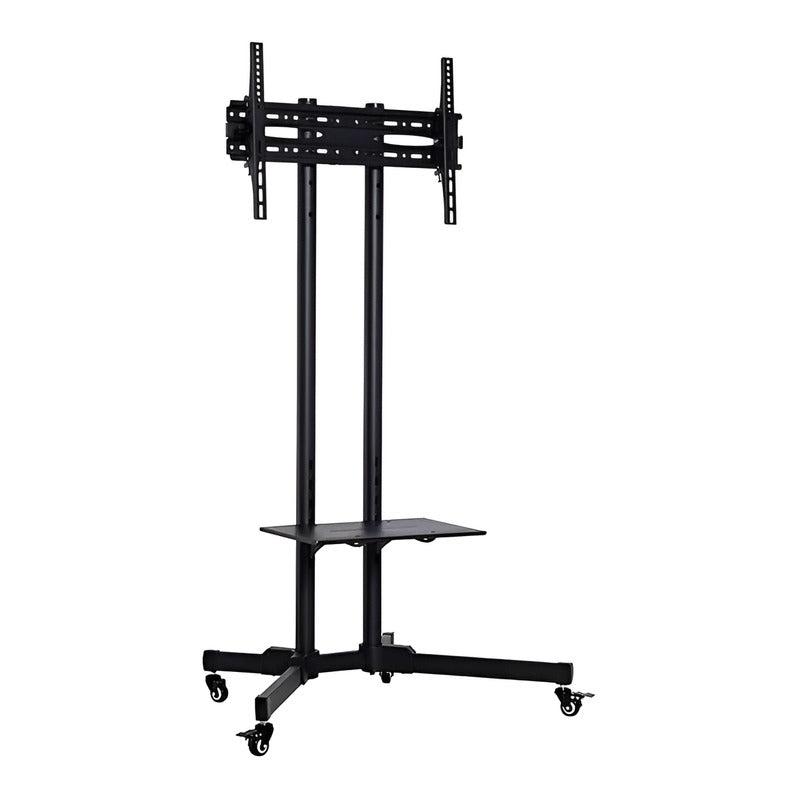 Soporte Tv Base Pedestal Rueda Televisores Movil 32 A 65p D Color Negro