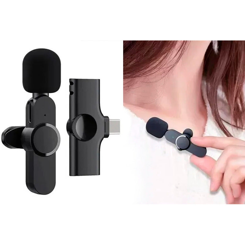 Micrófono Grabador Inalámbrico Tipo C Para Celular