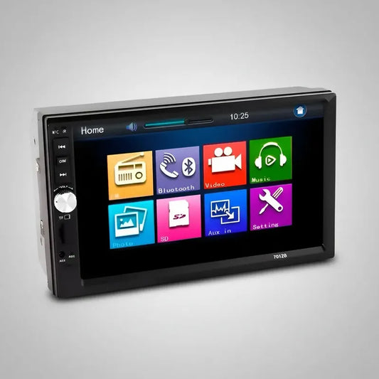 Radio Auto 2 Din Mirror Link+ Mando/7021b Mp5 7 Pulgadas Negro