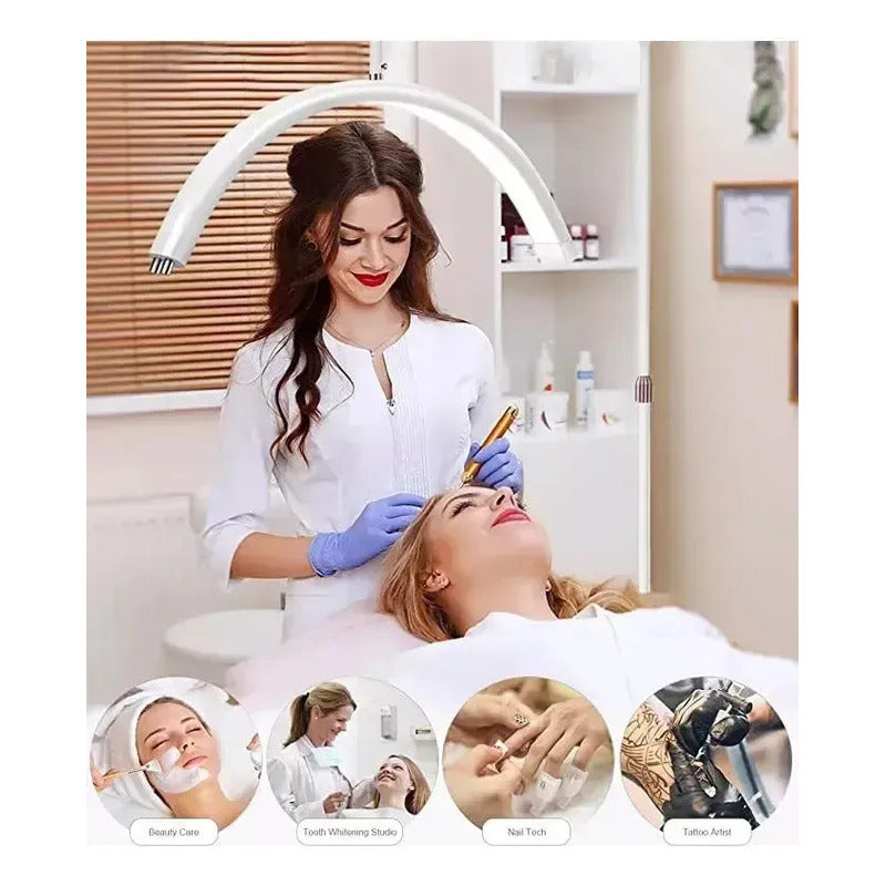 Lámpara Lashista Profesional Pestañas Cejas Spa Tatuaje Led Negro